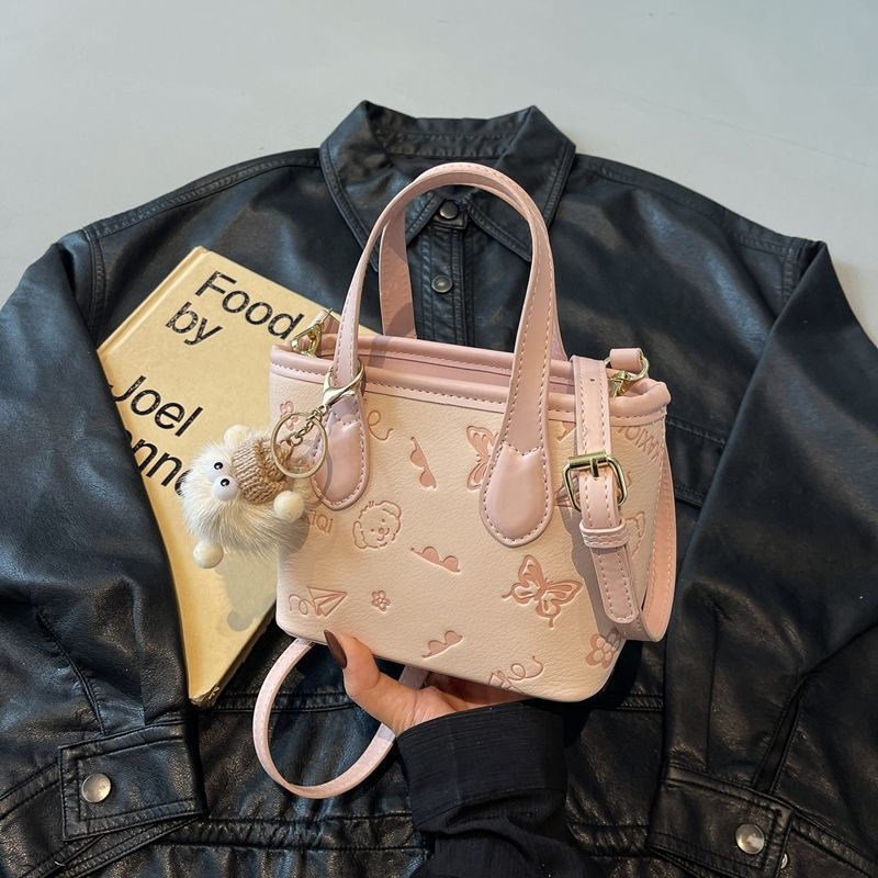 Bucket bag za žene, unisex stil, poliester, PU podstava, proljetno 2025 izdanje