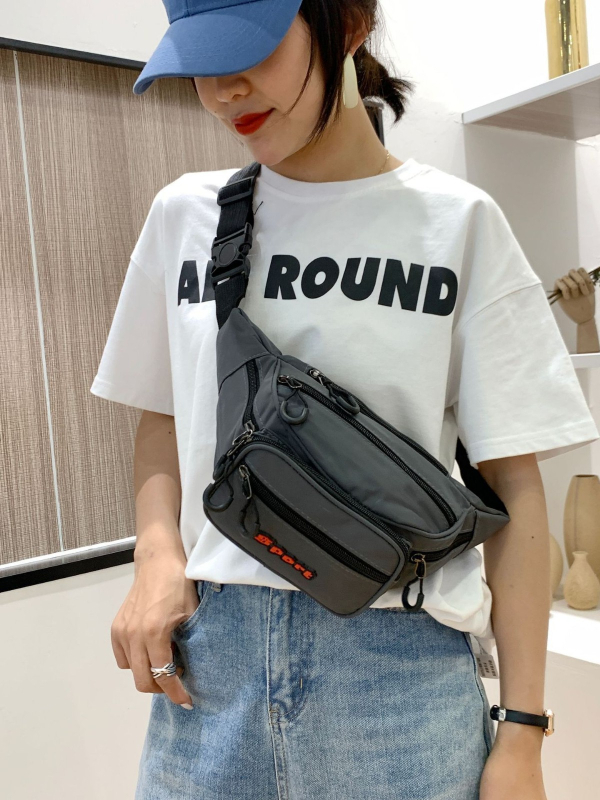 Versa Muška torbica za pojas od Oxford platna s vodootpornim završetkom, velika kapaciteta, višestruki pretinci, nylon podstava, crossbody torba