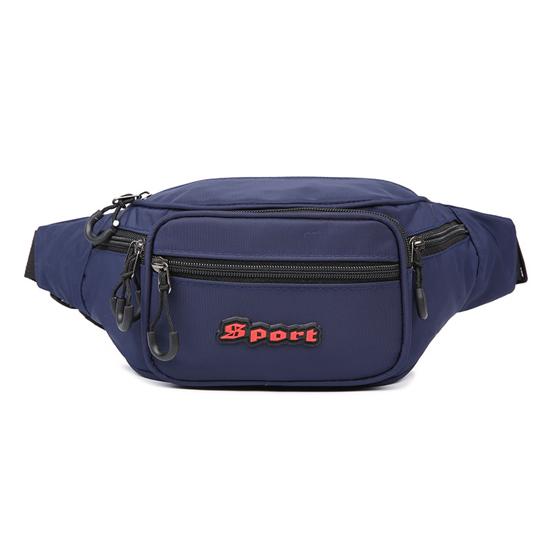 Versa Muška torbica za pojas od Oxford platna s vodootpornim završetkom, velika kapaciteta, višestruki pretinci, nylon podstava, crossbody torba
