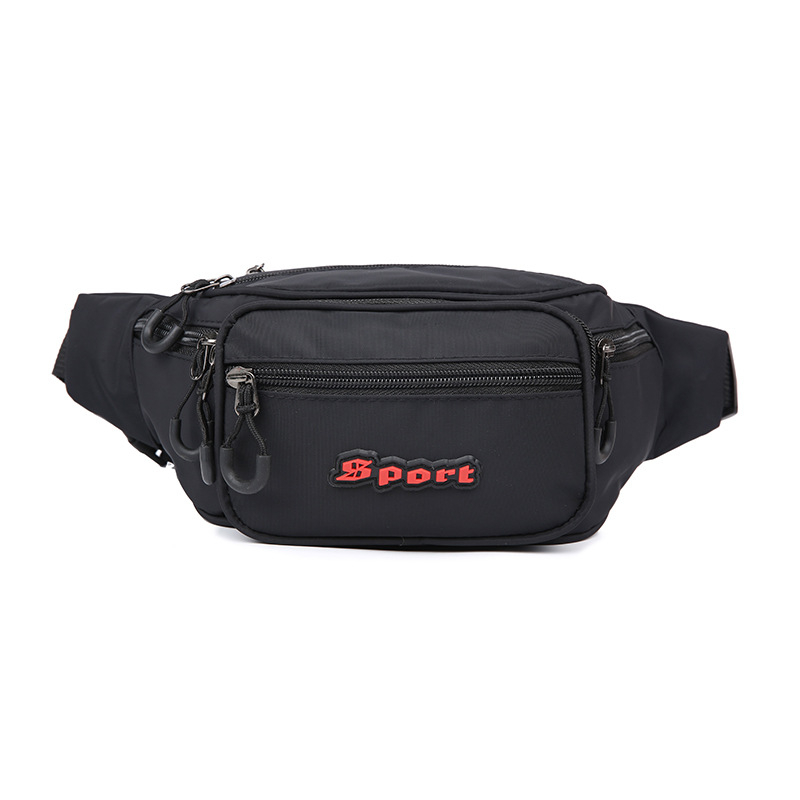 Versa Muška torbica za pojas od Oxford platna s vodootpornim završetkom, velika kapaciteta, višestruki pretinci, nylon podstava, crossbody torba