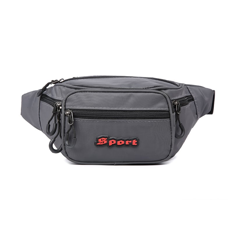 Versa Muška torbica za pojas od Oxford platna s vodootpornim završetkom, velika kapaciteta, višestruki pretinci, nylon podstava, crossbody torba