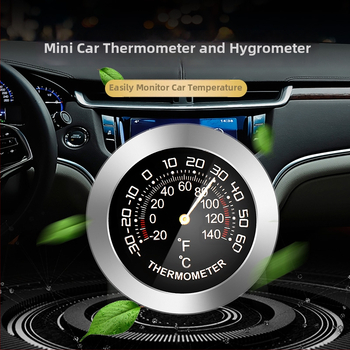 Mini auto temperatūras un mitruma mērītājs, augsta precizitāte, mitrumizturīgs, iekštelpu termometra-higrometrs.