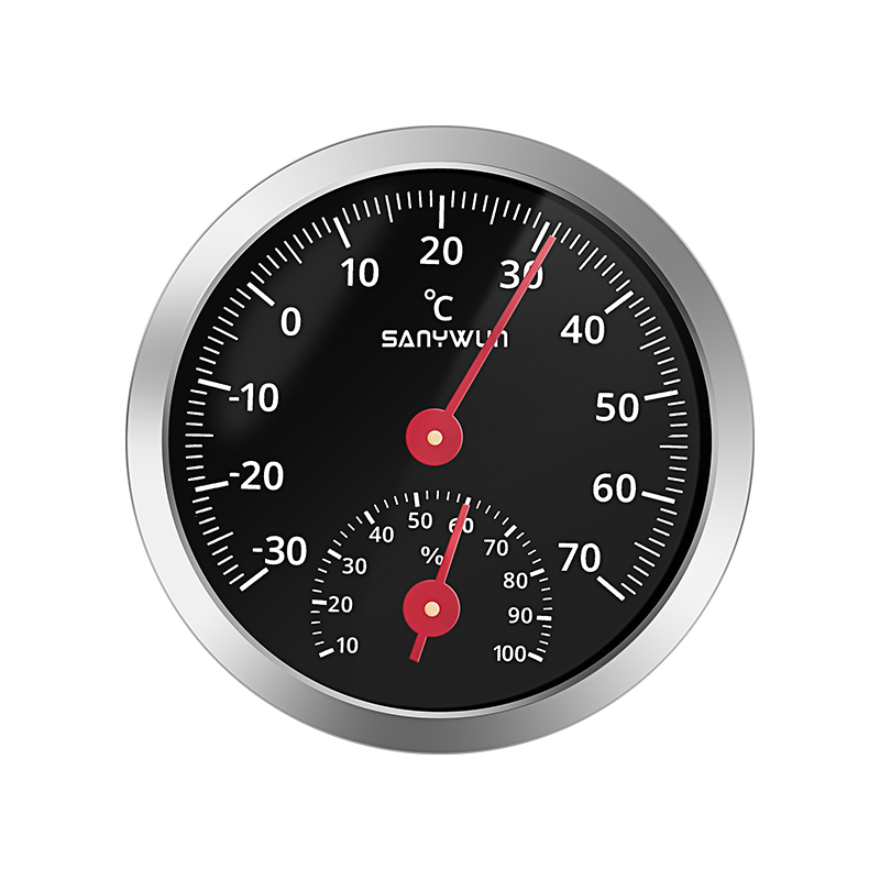 Mini auto temperatūras un mitruma mērītājs, augsta precizitāte, mitrumizturīgs, iekštelpu termometra-higrometrs.