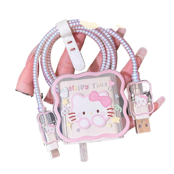 Κάλυμμα προστασίας φορτιστή Huawei 66W και κάλυμμα προστασίας καλωδίου δεδομένων 88W, Αντι-θραύση, Κάλυμμα καλωδίου φόρτισης Mate60, Στιλ κινουμένων σχεδίων, Χαριτωμένο