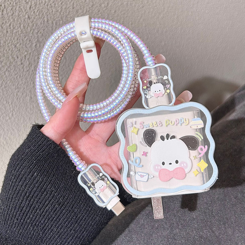 Κάλυμμα προστασίας φορτιστή Huawei 66W και κάλυμμα προστασίας καλωδίου δεδομένων 88W, Αντι-θραύση, Κάλυμμα καλωδίου φόρτισης Mate60, Στιλ κινουμένων σχεδίων, Χαριτωμένο