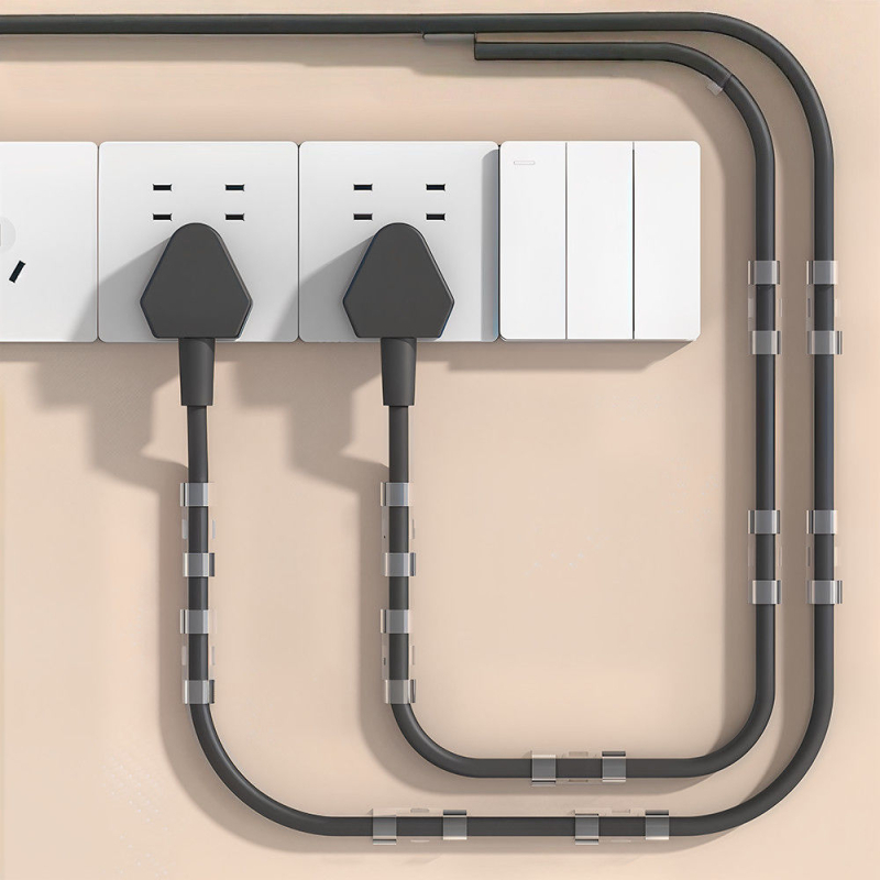 Zidni organizator kablova, klipsa za kabel bez bušenja, upravljanje kabelima