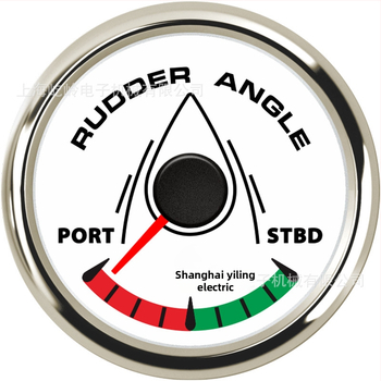 Senzor uhla kormidla s montážou s závitom, LED displej, puzdro z nehrdzavejúcej ocele + plastu, 9-32V, 0-190Ω