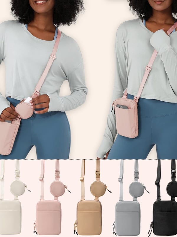 Unisex sportska vodootporna najlonska crossbody torba s odvojivim prsnim džepom, podesivim remenom, prozračna i ultralakа