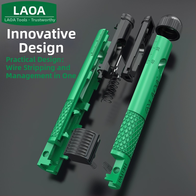 Pildformas tipa tīkla kabelu organizētājs — Līniju dalīšana un izolācijas noņemšana, Svars 0.02