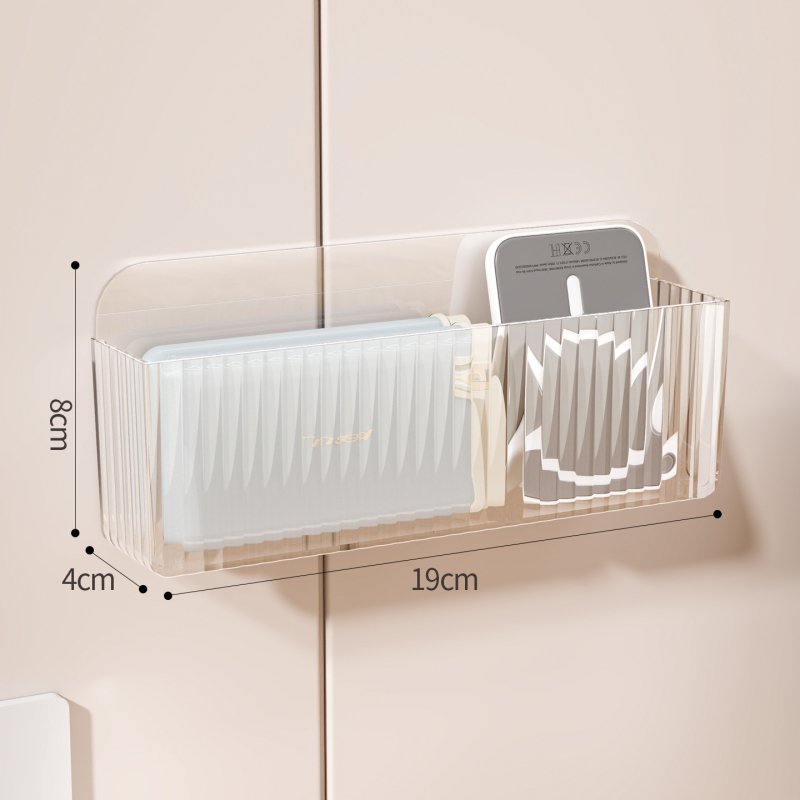 Sienas kabelu organizators ar 6 nodalījumiem, caurspīdīgs PS, mūsdienīgs dizains