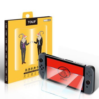 Προστατευτικό οθόνης από tempered γυαλί για Nintendo Switch OLED — 0,3 mm, HD ευκρίνεια, αντι-αποτυπώματα, αντοχή σε πτώσεις, πλήρης κάλυψη