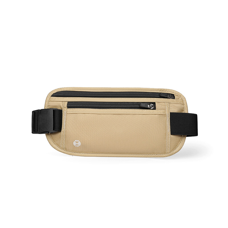 Najlon torbica za struk, vodootporna s RFID zaštitom, unisex, za vanjske sportove i putovanja