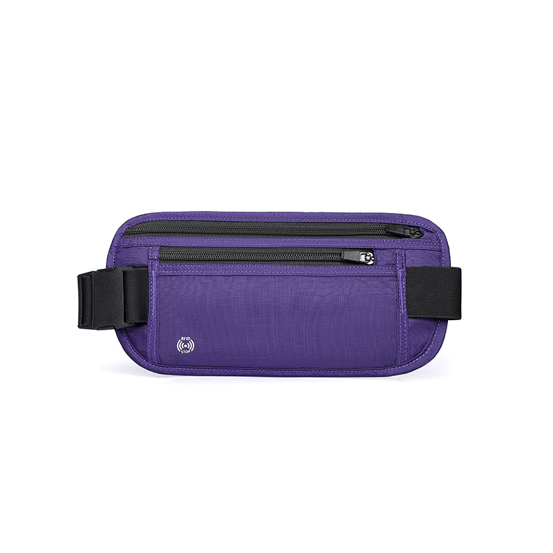 Najlon torbica za struk, vodootporna s RFID zaštitom, unisex, za vanjske sportove i putovanja