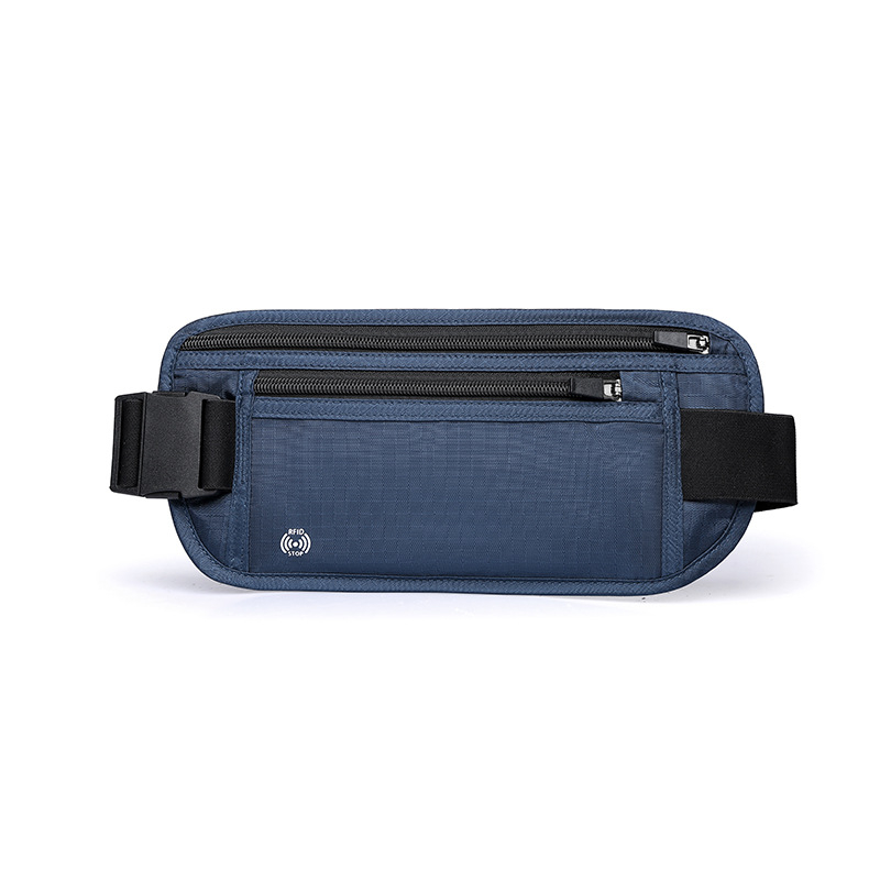 Najlon torbica za struk, vodootporna s RFID zaštitom, unisex, za vanjske sportove i putovanja