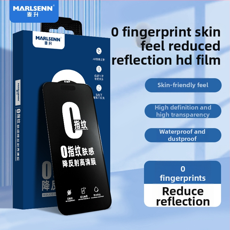 Predný ochranný film zo skla pre iPhone 14 Pro Max – HD, anti-fingerprint, plná obrazovka