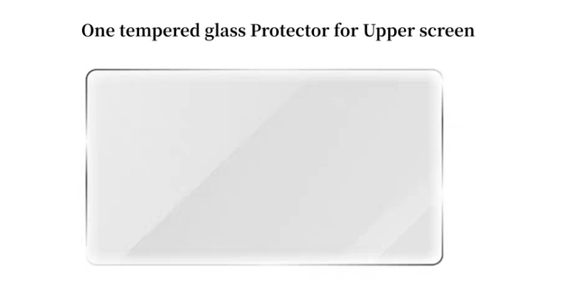 Filtru de protecție din sticlă temperată pentru consola Thor – ecran dual, Full HD, model THORF