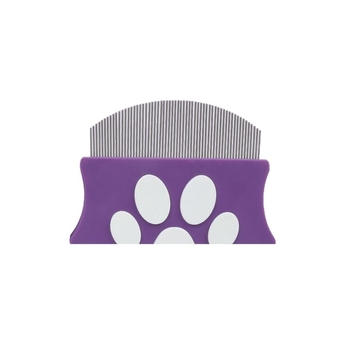 Ívelt formájú háziállat-kefe hosszú szőrű kutyáknak — bolha, csomók és laza szőr eltávolítása; Hao mark márka