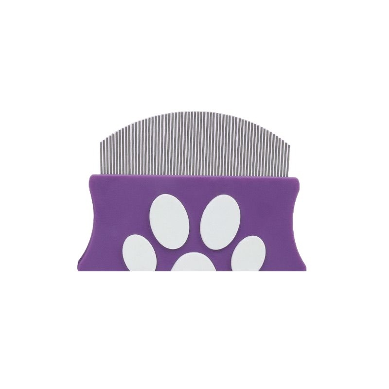 Ívelt formájú háziállat-kefe hosszú szőrű kutyáknak — bolha, csomók és laza szőr eltávolítása; Hao mark márka