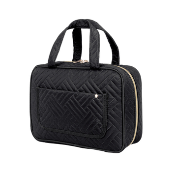 Vodootporna torbica za toaletne potrebe s kukom za kačenje, veliki kapacitet, poliester, unisex – za putovanja i kućno skladištenje