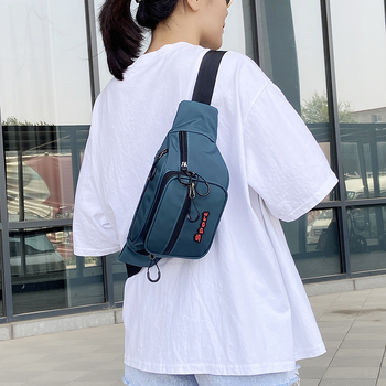 Мъжка водоустойчива найлонова талийна чанта, многослоен дизайн, голям капацитет, против кражба, за спорт на открито