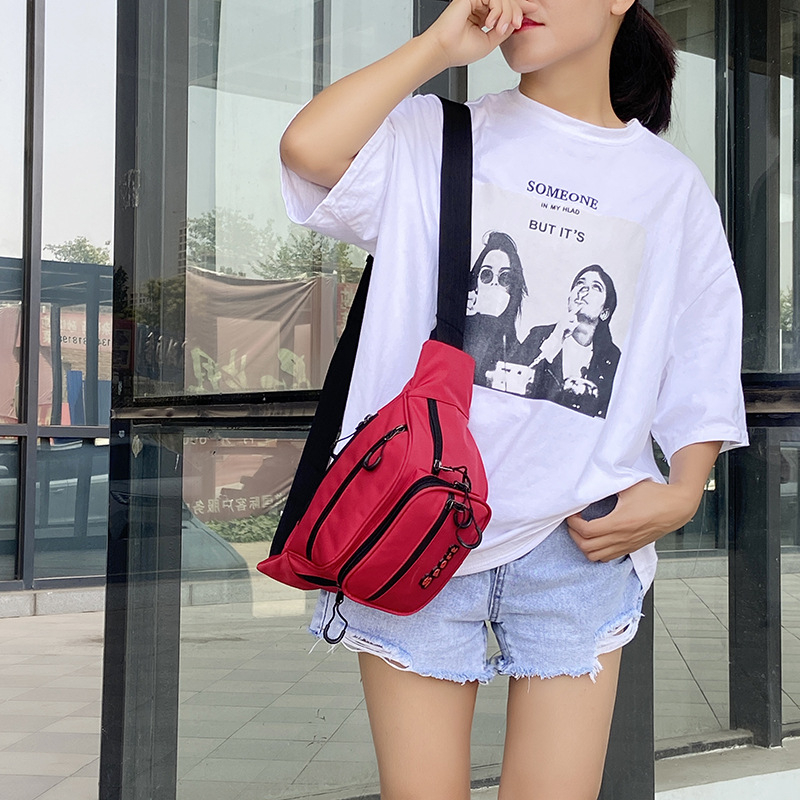 Мъжка водоустойчива найлонова талийна чанта, многослоен дизайн, голям капацитет, против кражба, за спорт на открито