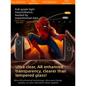 AR ochranný film na obrazovku pre Nintendo Switch OLED/Lite – anti-reflexný film, 0,16 mm, 96% priepustnosť, kompatibilný Switch2