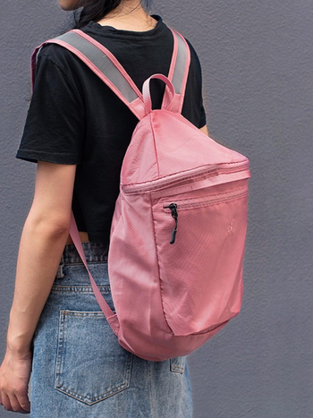 Rucsac pentru drumeții în aer liber, ușor și impermeabil, din Oxford, capacitate 20–35 L, bretele curbate, accente din piele Nappa