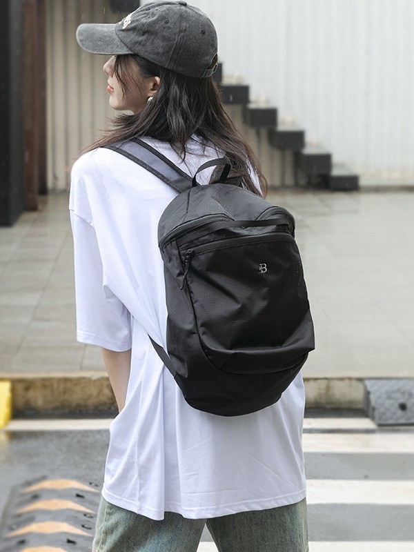 Rucsac pentru drumeții în aer liber, ușor și impermeabil, din Oxford, capacitate 20–35 L, bretele curbate, accente din piele Nappa