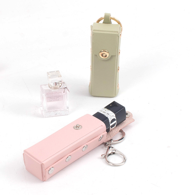 Geantă portabilă pentru ruj – imprimeu leopard, PVC, ușoară, fără căptușeală, pentru uz zilnic, pentru femei