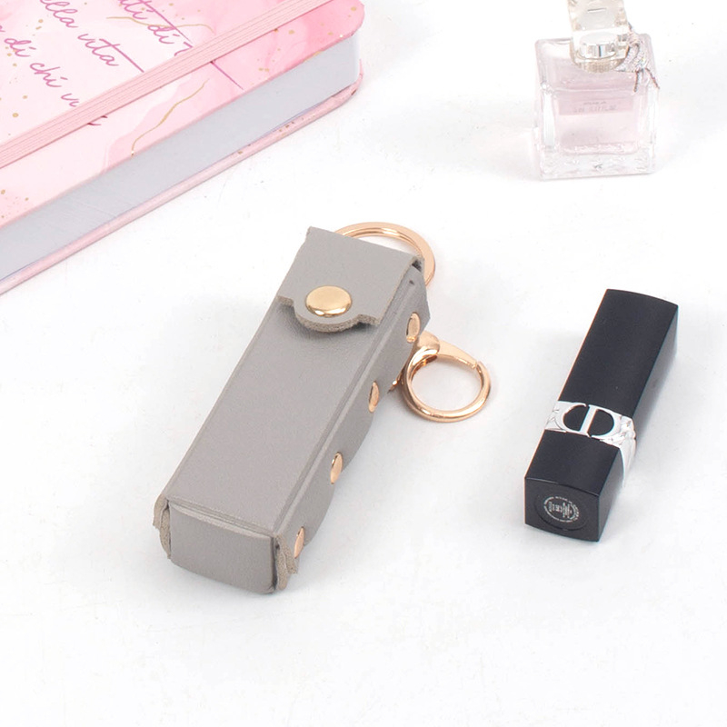 Geantă portabilă pentru ruj – imprimeu leopard, PVC, ușoară, fără căptușeală, pentru uz zilnic, pentru femei