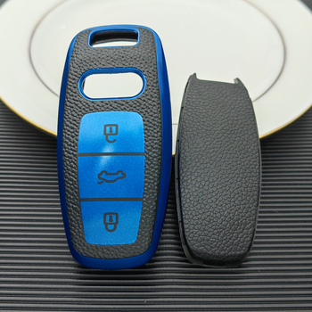 Audi C θήκη κλειδιού – TPU, μοτίβο δέρματος, υψηλής ποιότητας, για A6/A7/A8L