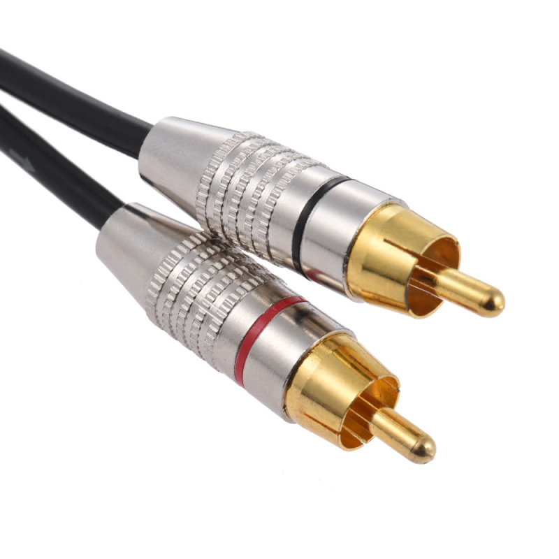 DX XLR ženski na 2RCA muški audio kabel, pozlaćeni, bakrena jezgra