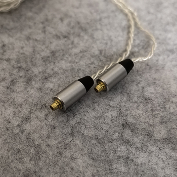 MMCX fülhallgató vezeték Shure, sodrott ezüstözött rézmag, oxigéntől mentes réz vezető, Hi-Fi audiókábel