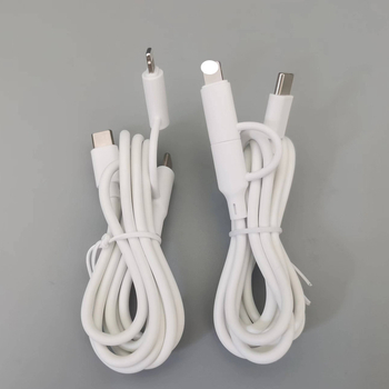 Cablu OTG audio 2‑în‑1 pentru streaming live, nucleu din cupru pur, izolație TPE, carcasă turnată prin injecție