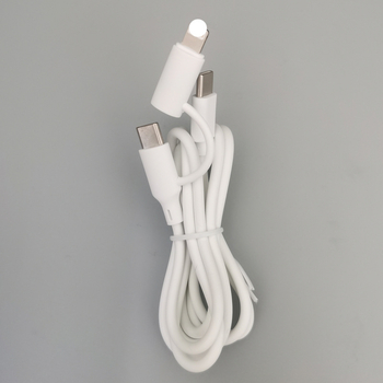 Cablu OTG audio 2‑în‑1 pentru streaming live, nucleu din cupru pur, izolație TPE, carcasă turnată prin injecție