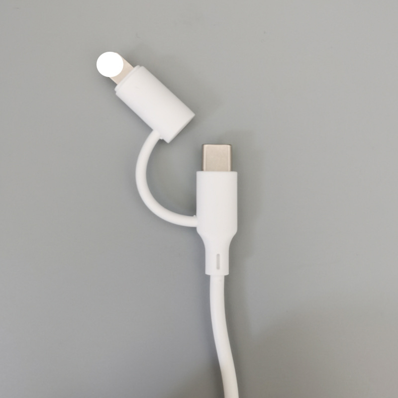 Cablu OTG audio 2‑în‑1 pentru streaming live, nucleu din cupru pur, izolație TPE, carcasă turnată prin injecție