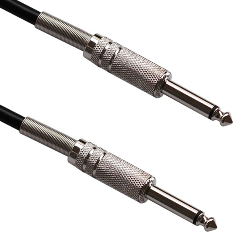Kabel za gitaru 6,35 mm, model 6,35-2, jezgro niklovanog bakra, gol bakreni vodič