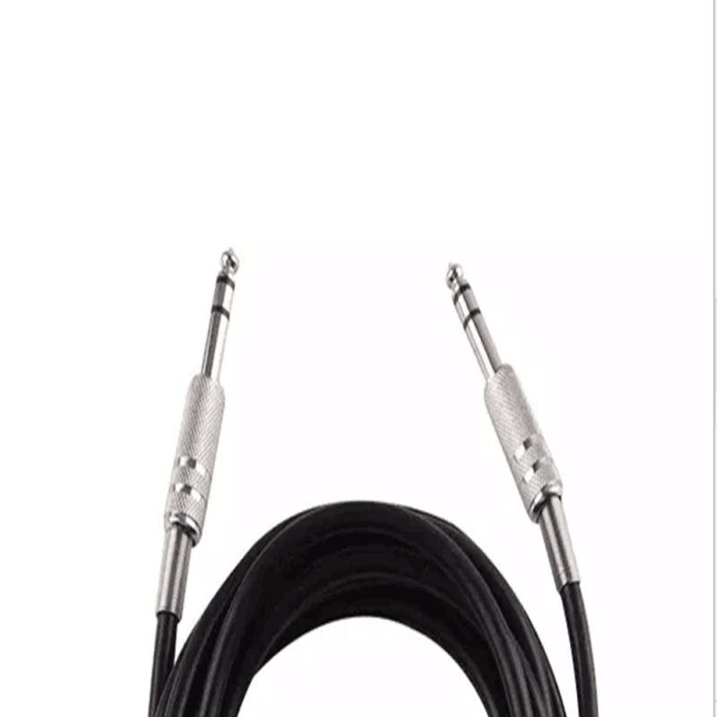 Kabel za gitaru 6,35 mm, model 6,35-2, jezgro niklovanog bakra, gol bakreni vodič