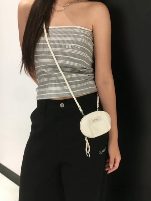 Кросбоди чанта PU материал, градски минималистичен стил, дамска монетна чантичка с PU подплата и компактно съхранение