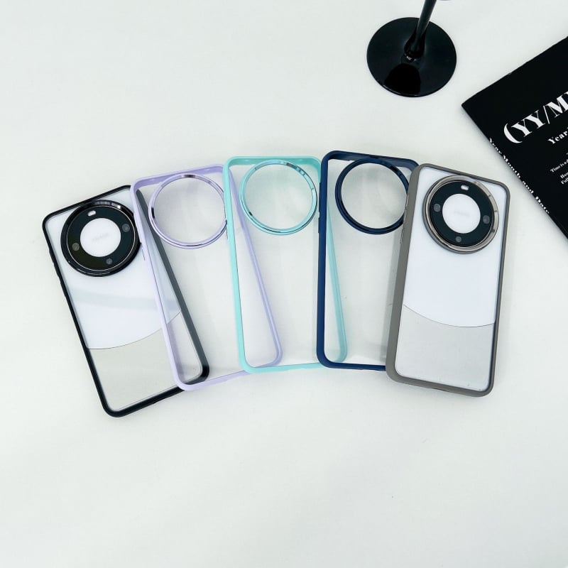 Carcasă pentru Huawei Mate60 Pro – design cu caneluri, antișoc, anti-cădere, turnată prin injecție TPU/PC/metal