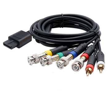 RGBS AV kabel s Q9 priključkom za N64 SFC SNES NGC – PVC + čisti bakreni vodič, pozlaćen utikač, izravno spajanje