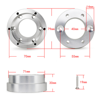 Adapter baze volana za trkaći automobil, 70 mm ugradnja, aluminijska legura, kompatibilan s Logitech G29