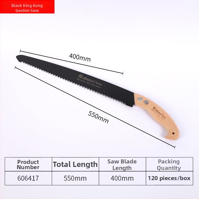 Orton záhradná píla na rezanie SK5 oceľ, rovná čepeľ, pre vonkajšie rezanie stromov a ovocných konárov