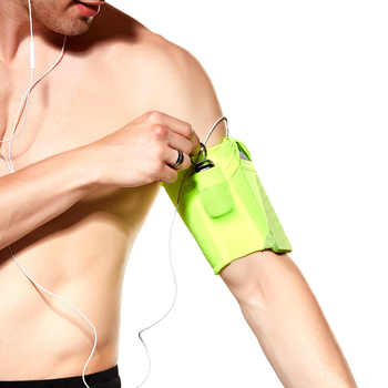 Unisex rankos krepšys telefonui – lauko bėgimo sportui, ultra lengvas, kvėpuojantis, dryžių raštuotas, poliesterio vidus