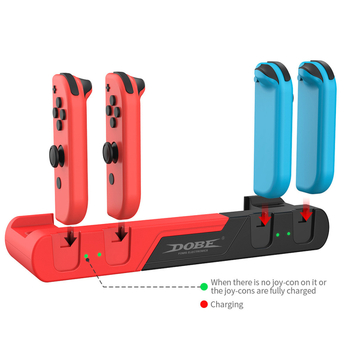 Stojan na nabíjanie Joy-Con pre Switch a Switch OLED (Podpora ľavého a pravého Joy-Con; Model: TNS-0122; Rozhranie: Type-C; Materiál: Plast)
