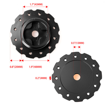 QR032 Adaptador za volan od aluminijske legure za Thrustmaster TXT300/T500TS