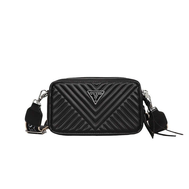Crossbody torba - PU, horizontalni kvadratni oblik, zatvarač, podstava od poliestera, proljeće 2025