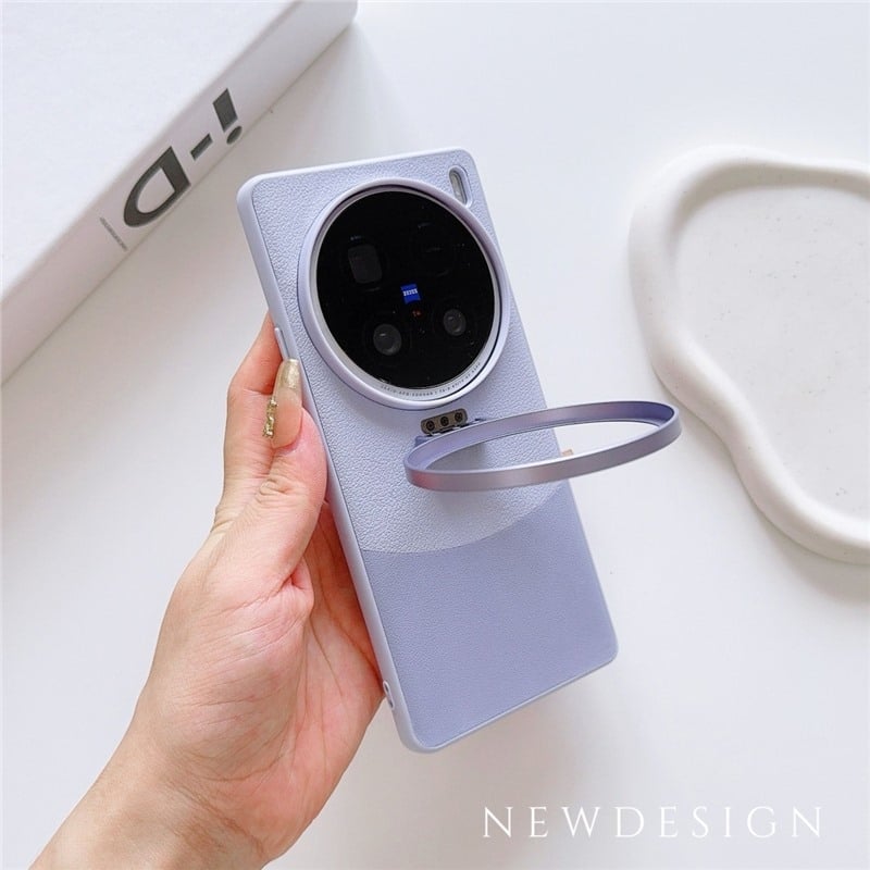 Husă de telefon pentru Vivo – Totul într-unul, piele artificială cu textură mată, protecție antișoc, disipare a căldurii, compatibilă cu Vivo