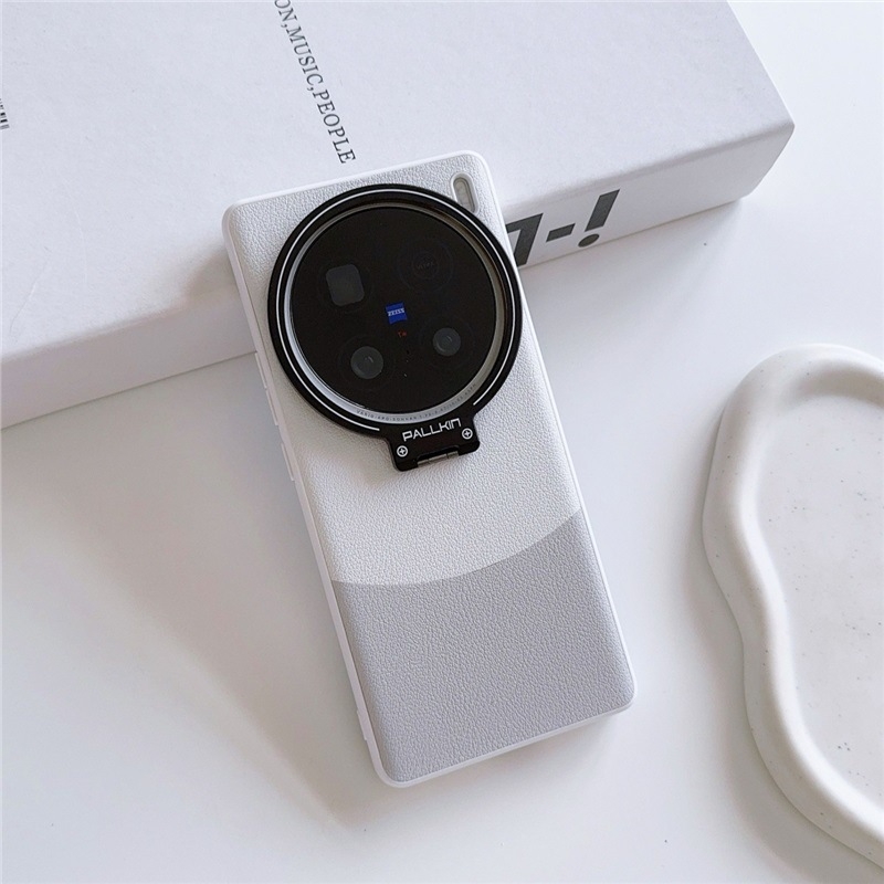 Husă de telefon pentru Vivo – Totul într-unul, piele artificială cu textură mată, protecție antișoc, disipare a căldurii, compatibilă cu Vivo