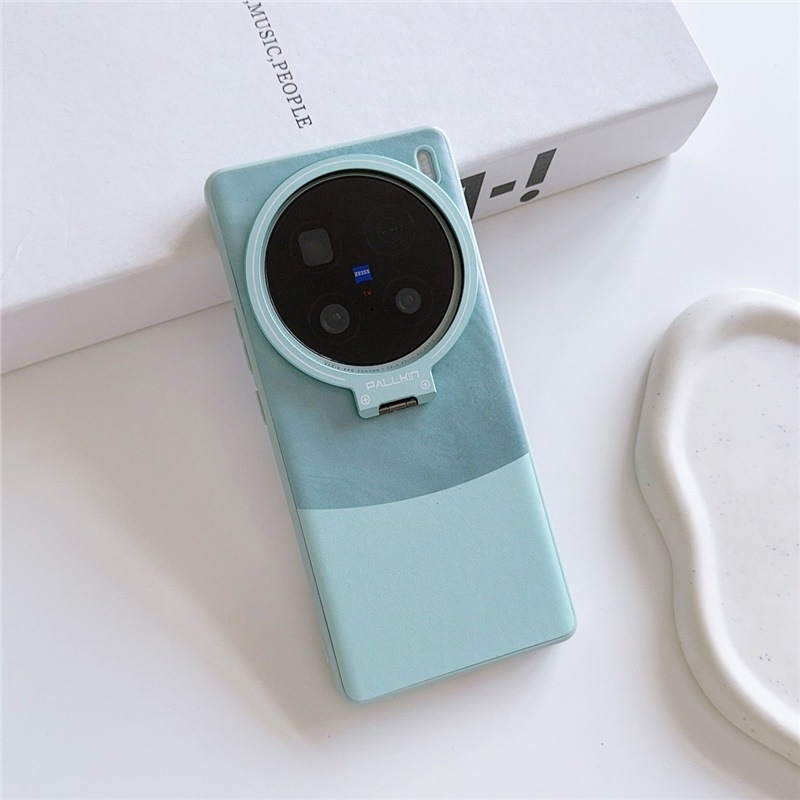 Husă de telefon pentru Vivo – Totul într-unul, piele artificială cu textură mată, protecție antișoc, disipare a căldurii, compatibilă cu Vivo